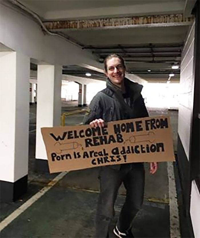 Rehab Welcome Sign
