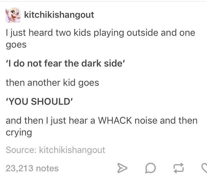 Fear The Dark Side