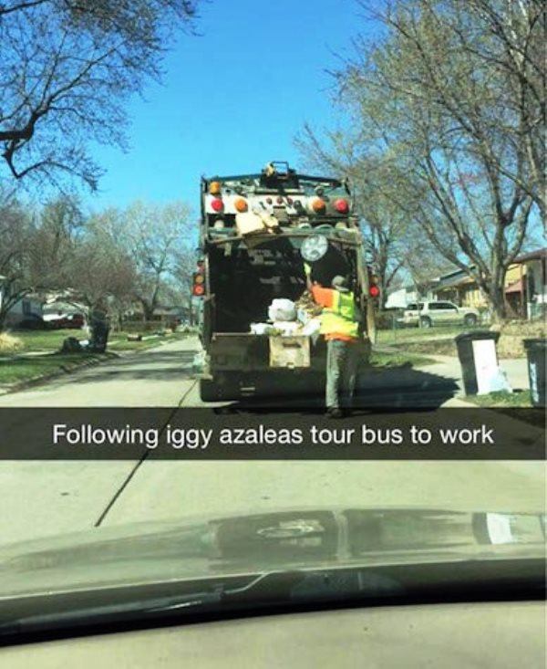 Iggy Azaleas Tour Bus