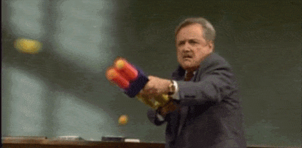 Mr. Feeny With A Nerf Gun GIF