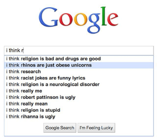 Hilariously Weird Google Search Autocompletes