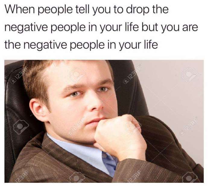 You Are The Negative People
