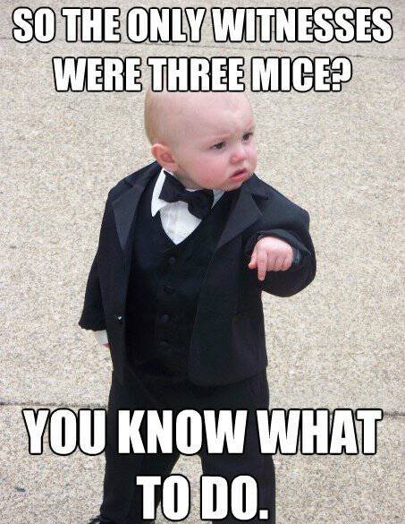 Baby Wants The Three Mice