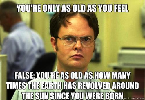 Dwight Schrute Fact Meme On Aging