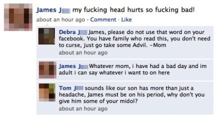 Your Parents On Facebook