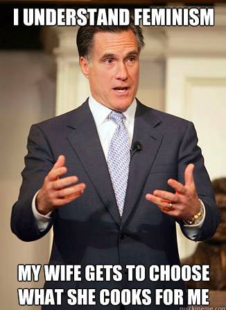 Relatable Mitt Romney Feminism