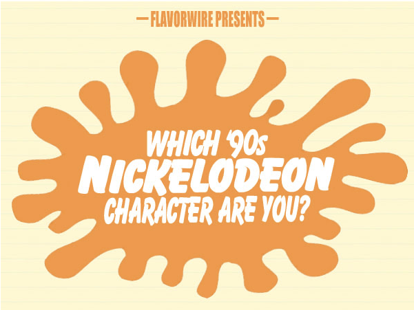 Flavorwire 90’s Nickelodeon Character Flowchat