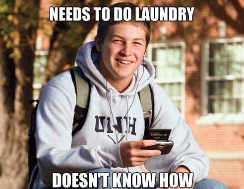 College Freshman Doesn’t Know How To Do Laundry