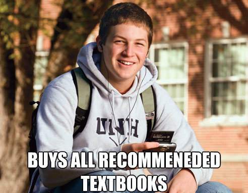 Buys All The Recommended Textbooks