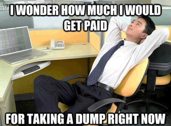 Business Thoughts Meme Paid To Dump