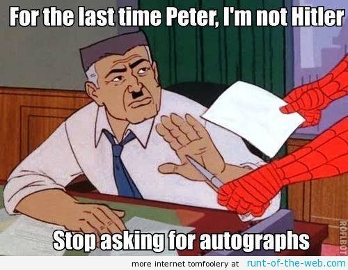 Spider-Man Meme Hitlers Autograph