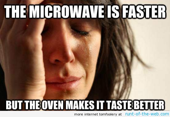 Microwave Versus Oven