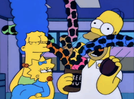 Best Simpsons GIFS Nut Prank