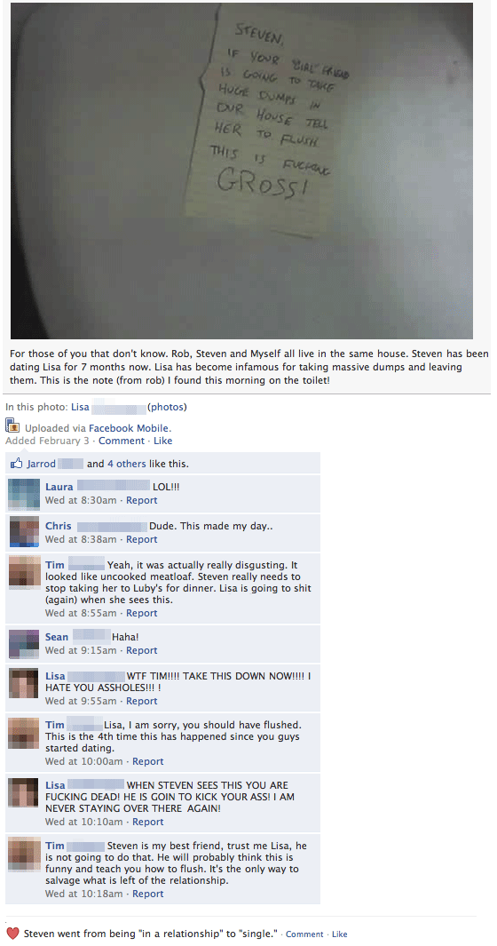 The Best Facebook Fails Of 2012