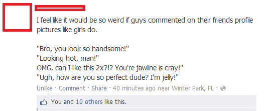 Funniest Facebook Posts Of 2012 Handsome Comments