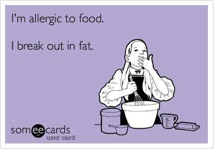 Allergic to Food Ecard