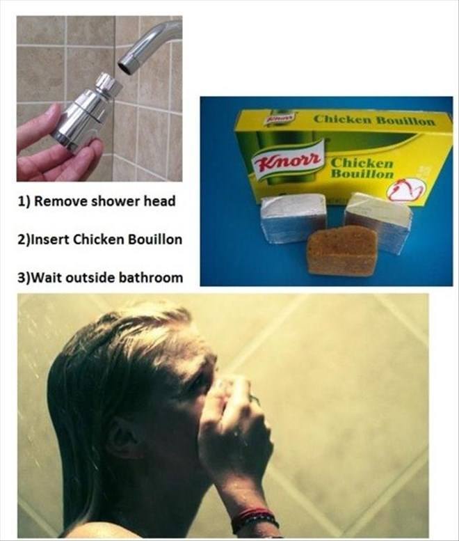 How To Prank Your Friends With A Shower