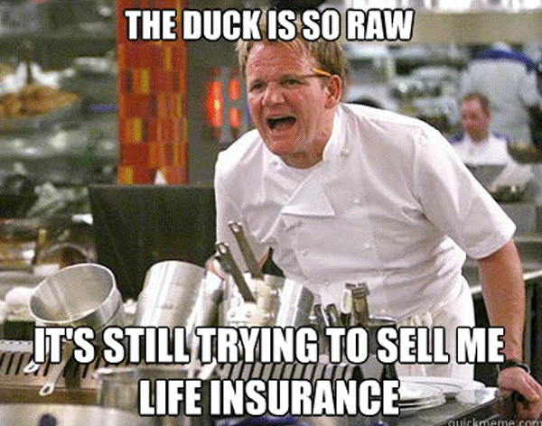 Duck Is So Raw Trying To Sell Me Insurance