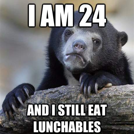 Confession Bear Lunchables