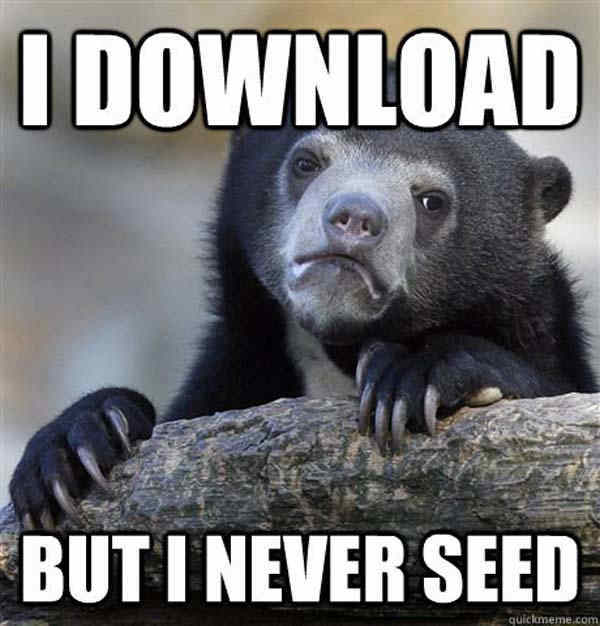 I Download But I Never Seed