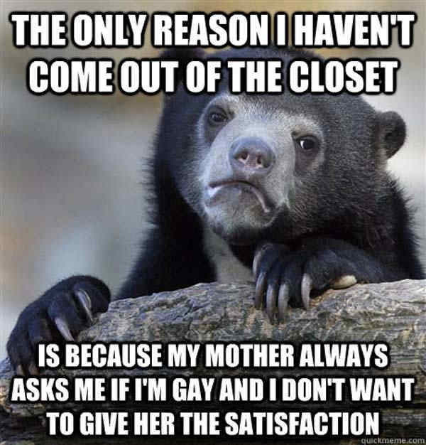 Confession Bear Memes Coming Out As Gay