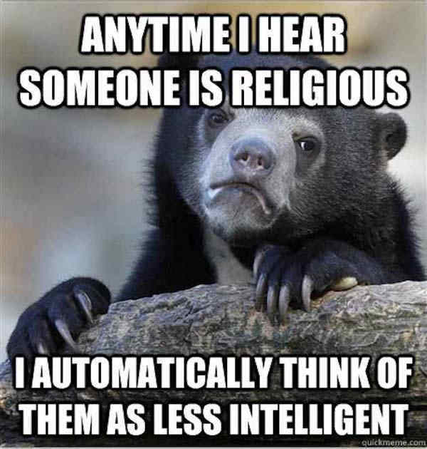Confession Bear About Religion