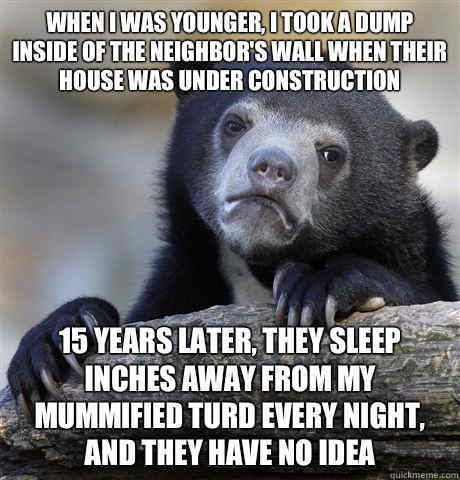 Confession Bear Memes Mummified Turd