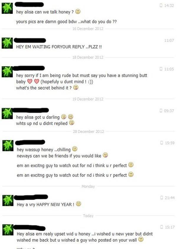 Facebook Flirting Fails