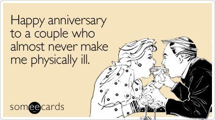 Happy Anniversary Someecard