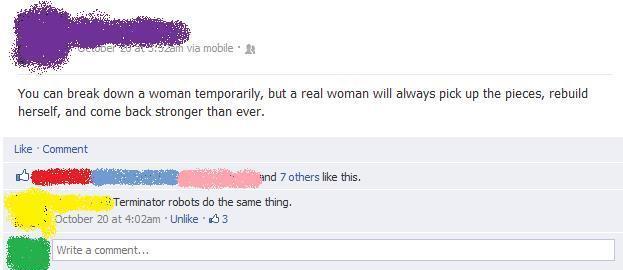 Women Are Like The Terminator