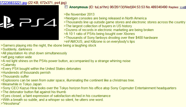 4Chan PS4 Plan