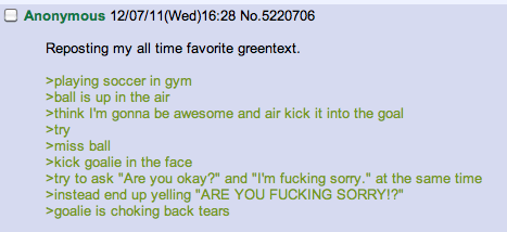 4Chan Threads Epic Soccer Kick