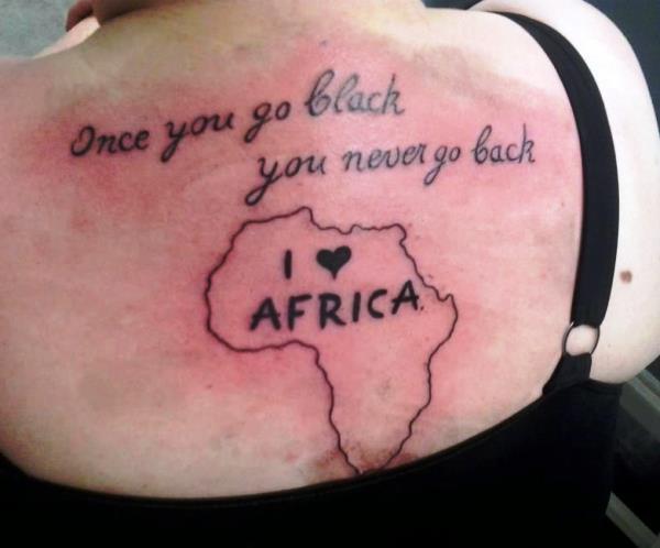 I Love Africa Tattoo