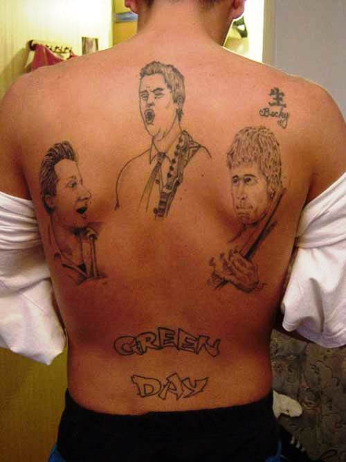 Failed Tattoos   Bad Tattoos Green Day 