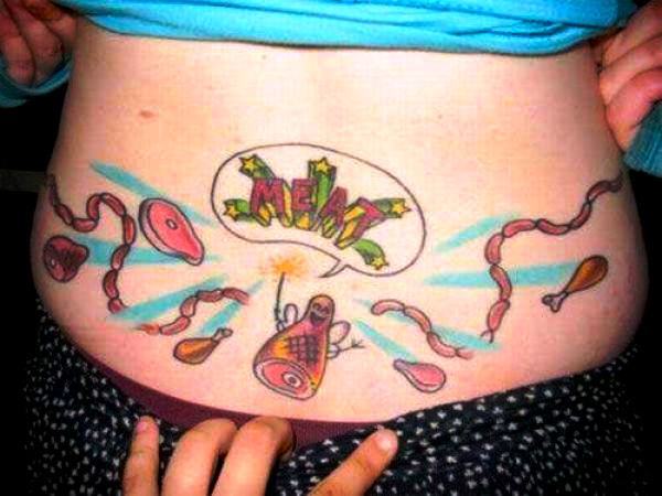 Worst Tramp Stamp Tattoos Pictures