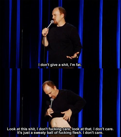 Funny Louis CK Quotes On Being Fat