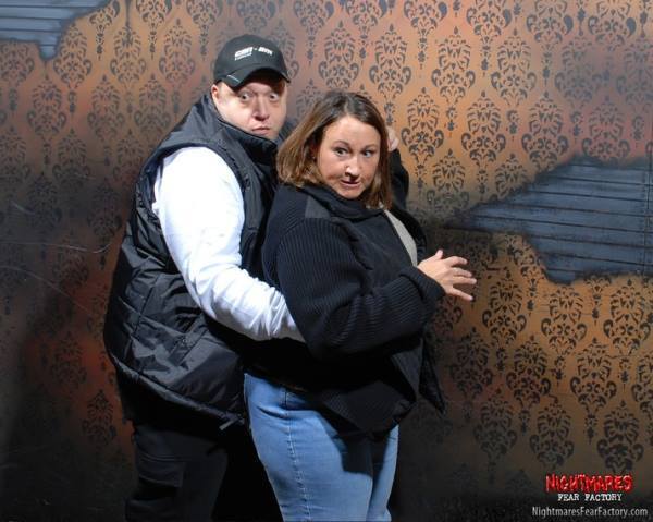 Haunted House Reactions Couple