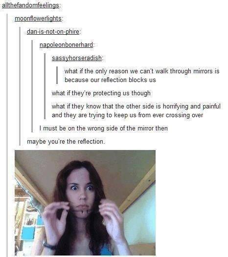 Mirrors Funny Tumblr Posts