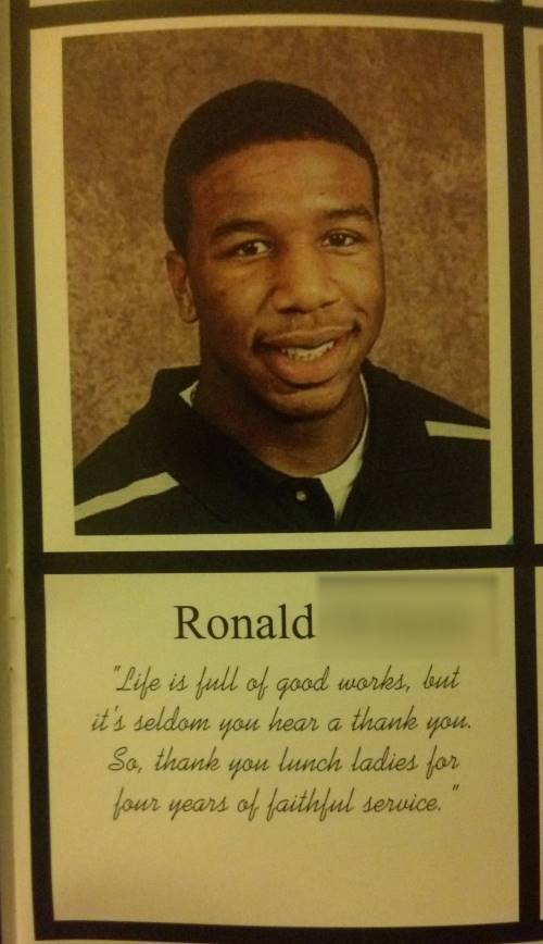 Funniest Yearbook Quotes To The Lunch Ladies