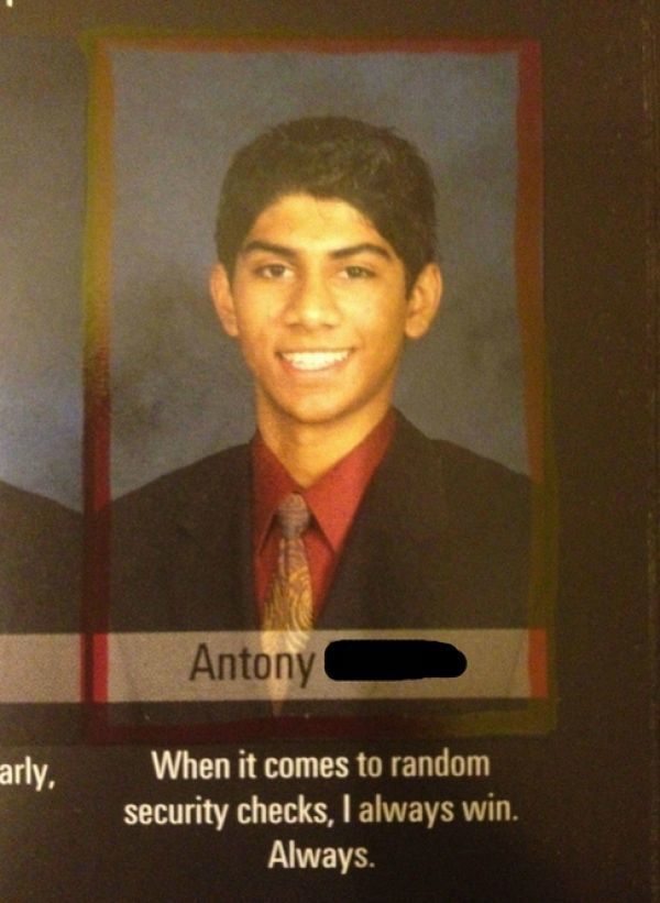 Funny Yearbook Quotes Security Checks