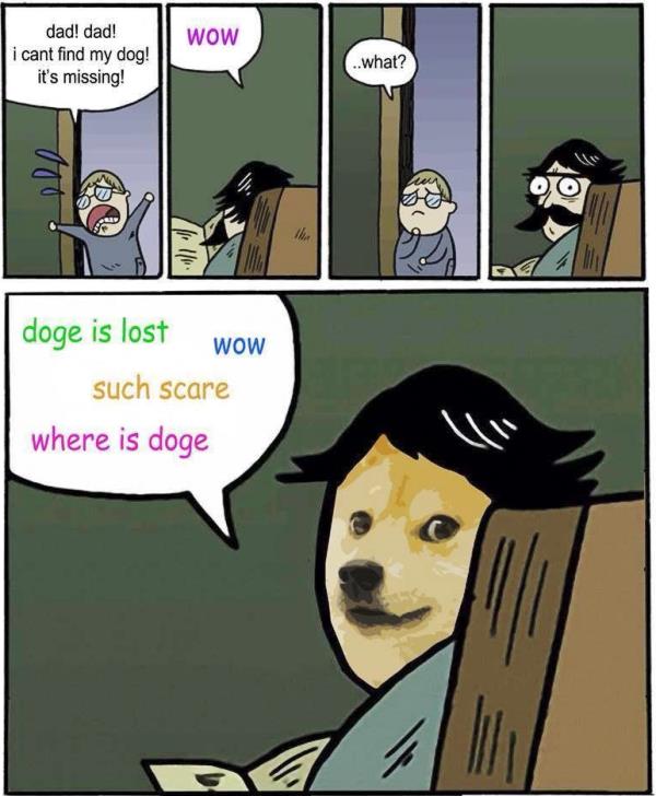 Where Is Doge Cartoon
