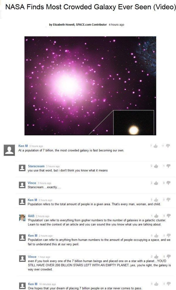 Funniest Troll Explains Population In Space