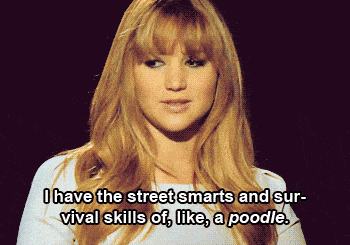 Jennifer Lawrence On Her Street Smarts