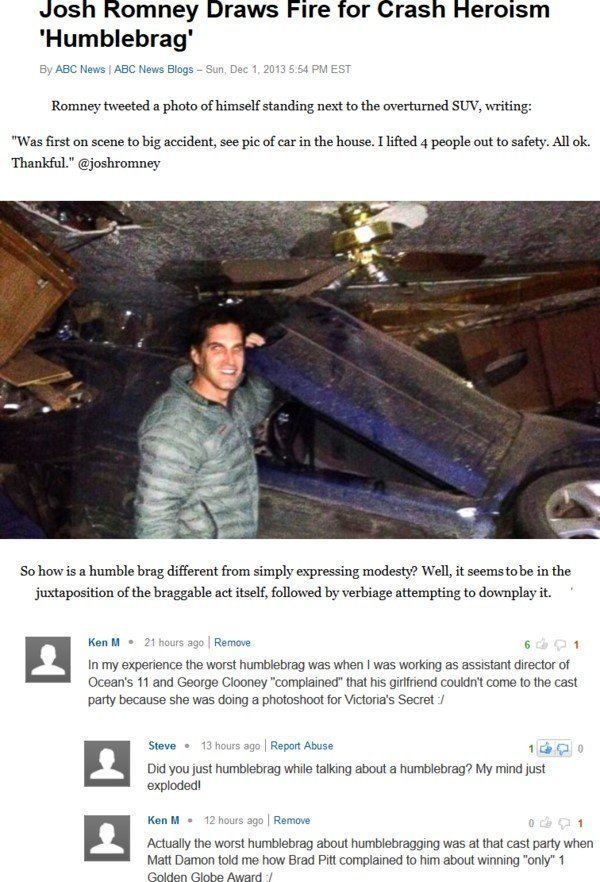 Ken M On Humblebragging