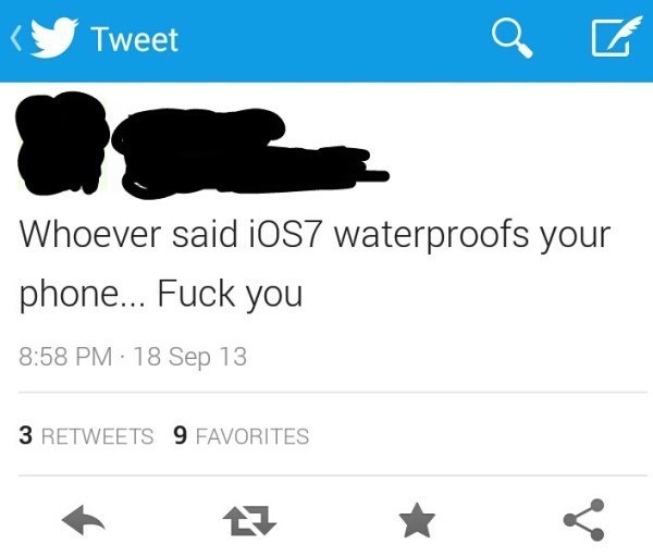 Waterproof iPhone