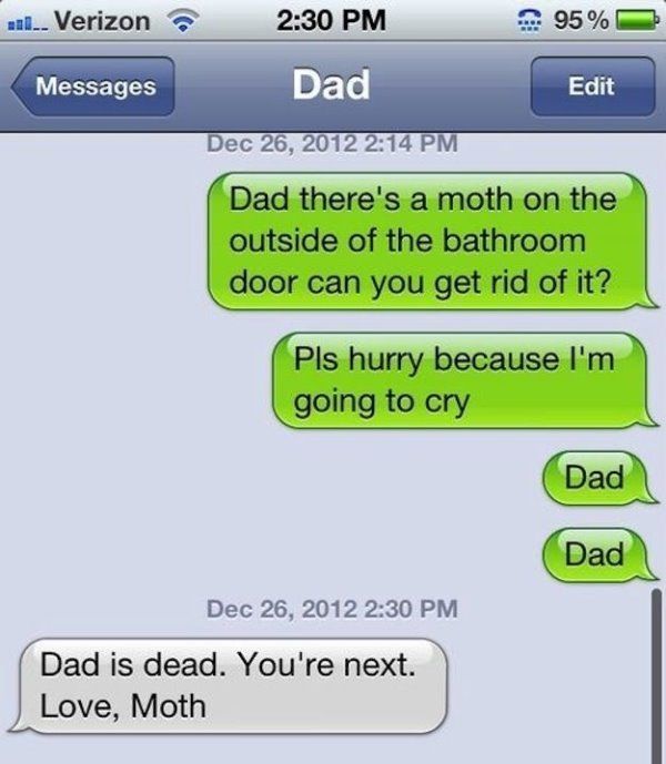 Dad Text Prank