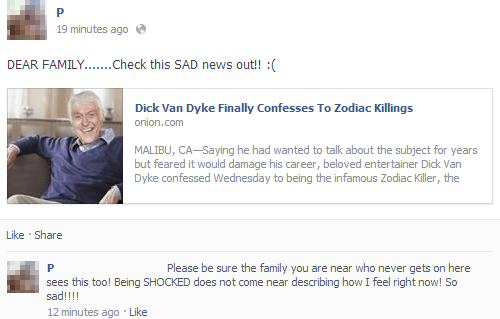 Dick Van Dyke Serial Killer