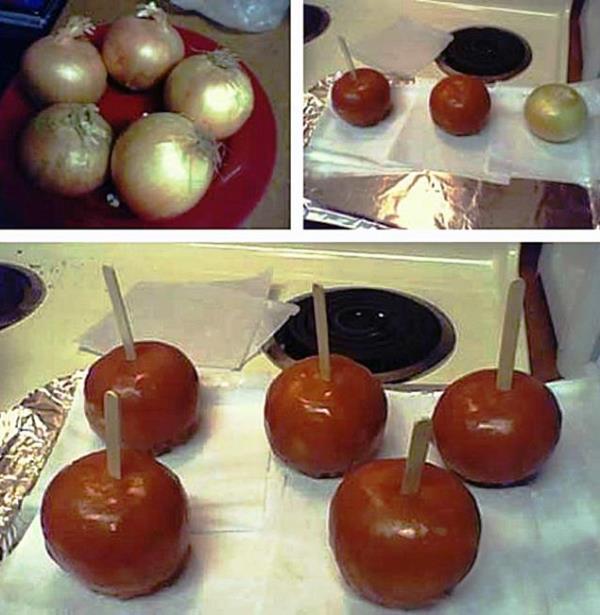 Genius Pranks Caramel Onions