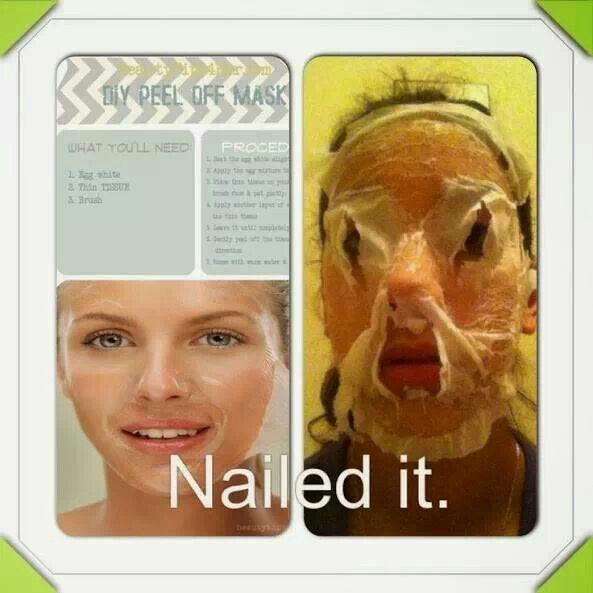 Pinterest Face Mask Nailed It