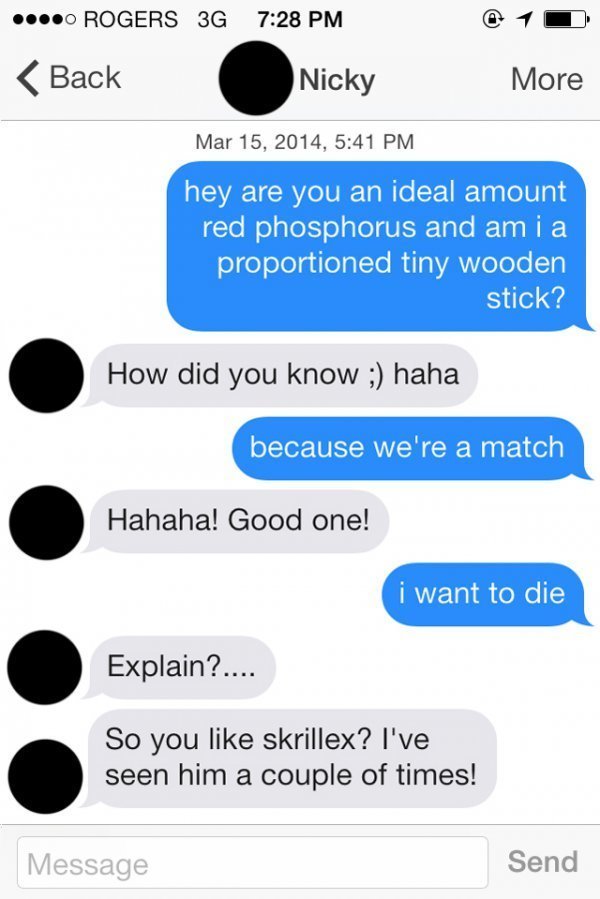 good pick up lines for tinder